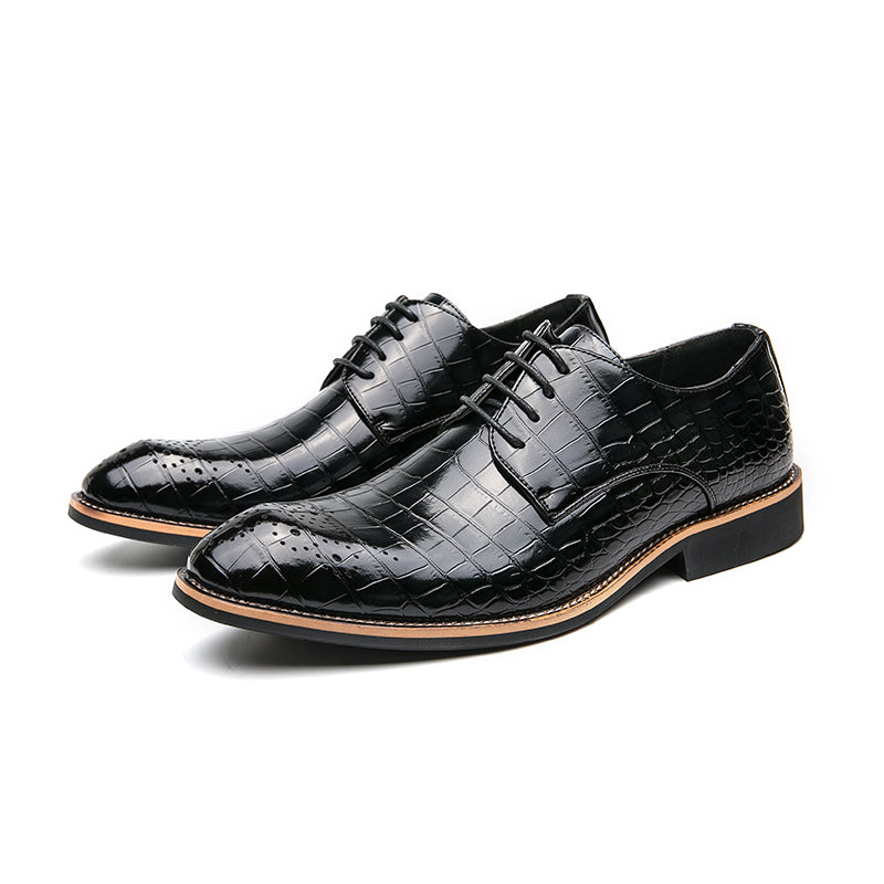 Herren Freizeit Hochzeitsstiefel Formelle Schnürschuhe Brogue | 681-29 