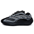 Atmungsaktive Strick-Laufschuhe für Herren, bequeme Schnür-Sneaker mit Stoßdämpfung für Outdoor-Aktivitäten für Herren | 700V3