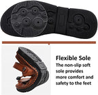 Herren-Sandalen aus Leder mit geschlossener Zehenpartie, sportlicher Riemen, verstellbar, 7060