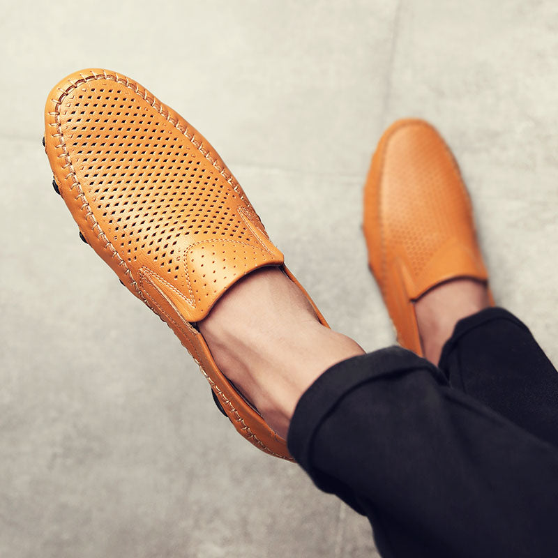 Mocassins plats en maille style été pour hommes | K626 