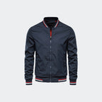 Herren Bomberjacken Frühling Herbst Full Zip Active Coat Outwear-8831