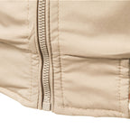 Herren Bomberjacken Frühling Herbst Full Zip Active Coat Outwear-8831
