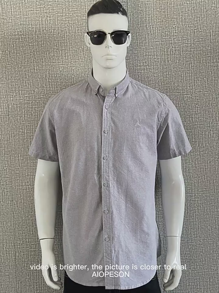 Herren Kurzarm Slim Fit Businesshemd Basic Design Atmungsaktiv | SH711