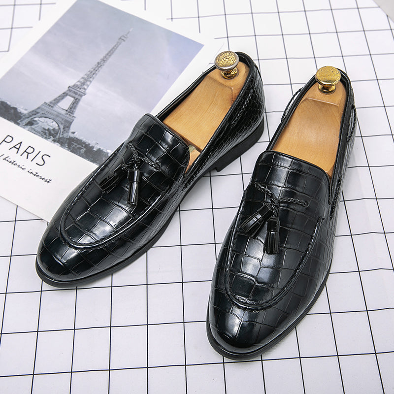 Mocassins souples pour hommes, chaussures en cuir, style été | 7931 