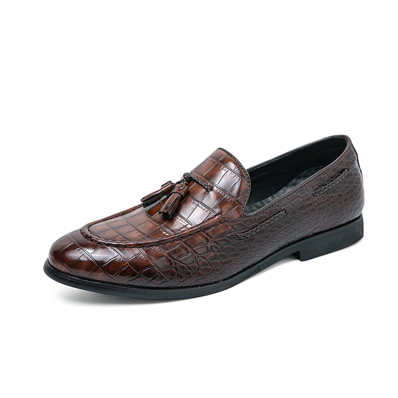 Mocassins souples pour hommes, chaussures en cuir, style été | 7931 