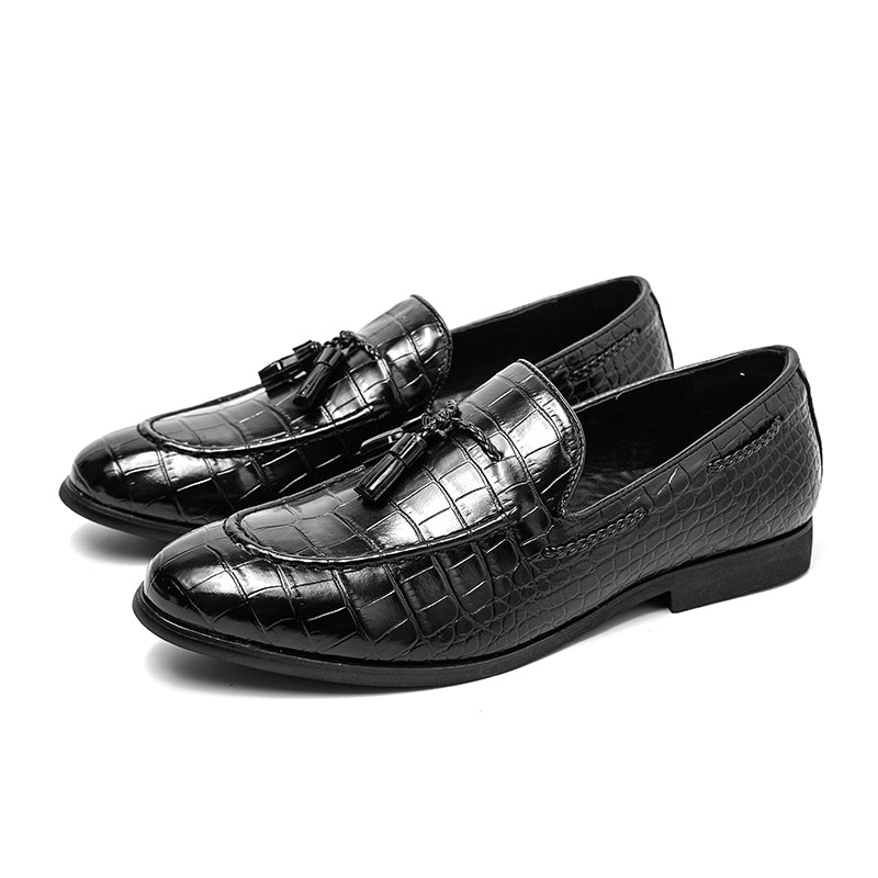 Mocassins souples pour hommes, chaussures en cuir, style été | 7931 