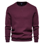 Herren Casual Slim Fit Basic Strick Thermo Rundhals Pullover-98505