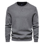 Herren Casual Slim Fit Basic Strick Thermo Rundhals Pullover-98505