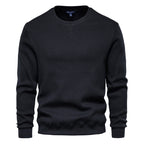 Herren Casual Slim Fit Basic Strick Thermo Rundhals Pullover-98505