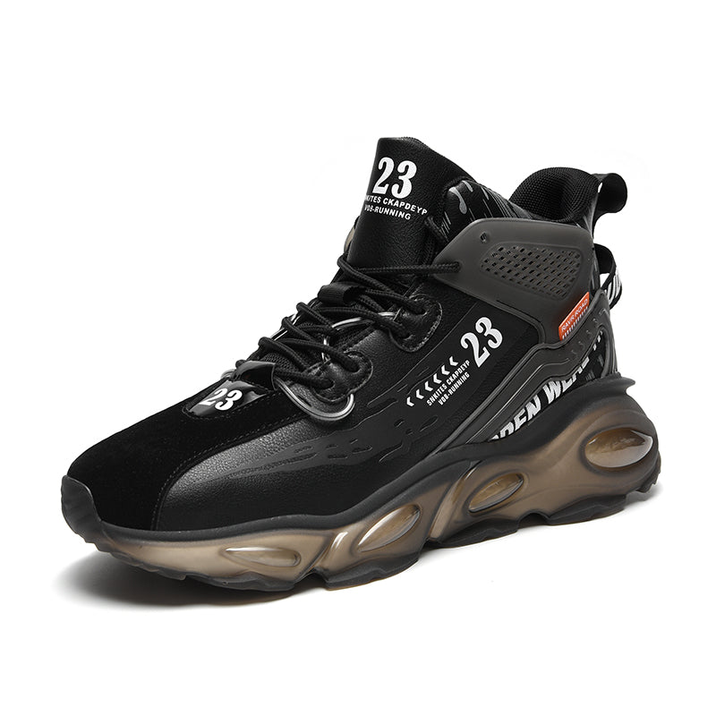 Chaussures de basket-ball montantes pour hommes, chaussures de sport respirantes et antidérapantes | 9987