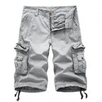 Vielseitige Cargo-Shorts aus Twill mit mehreren Taschen für Herren - A082