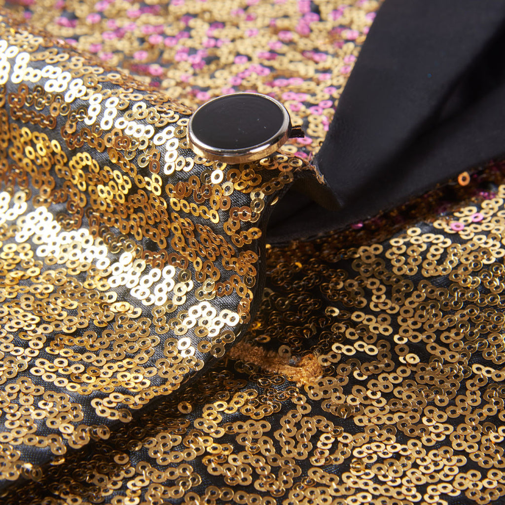 Herrenmode, allmähliche Veränderung der Farbe, Pailletten, Anzugjacke | A102