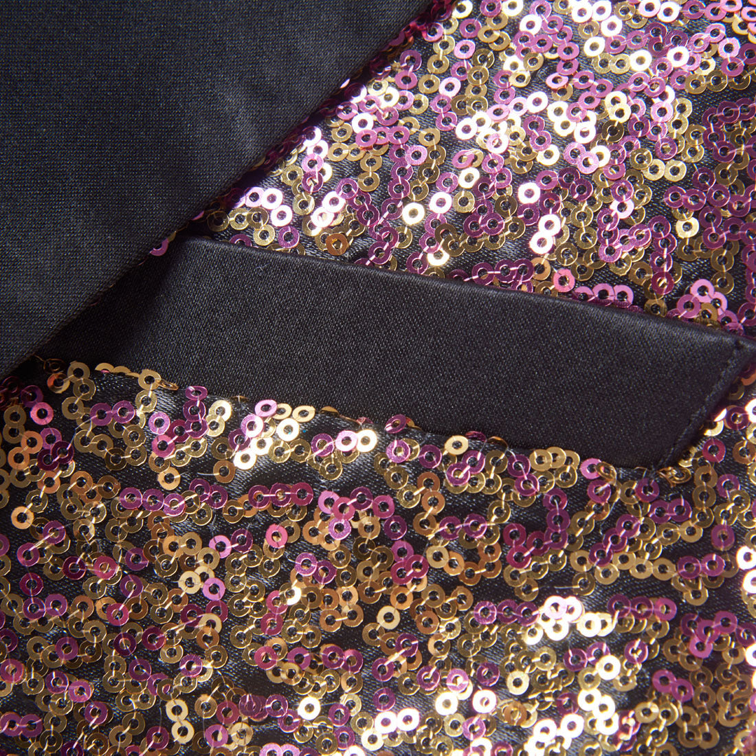 Herrenmode, allmähliche Veränderung der Farbe, Pailletten, Anzugjacke | A102