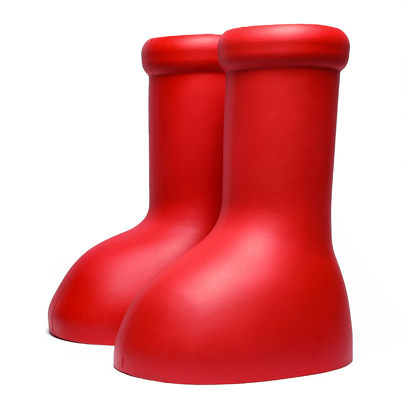 Bottes en caoutchouc unisexes de créateur Mschf Rep Big Red | ZL159 