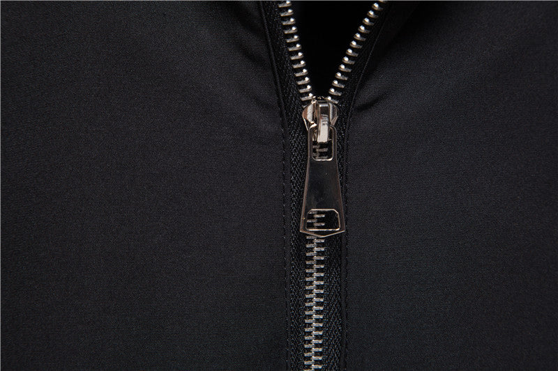 Herrenjacke mit durchgehendem Reißverschluss, Bomberjacke, aktive Oberbekleidung, Frühling/Herbst – AXJK13