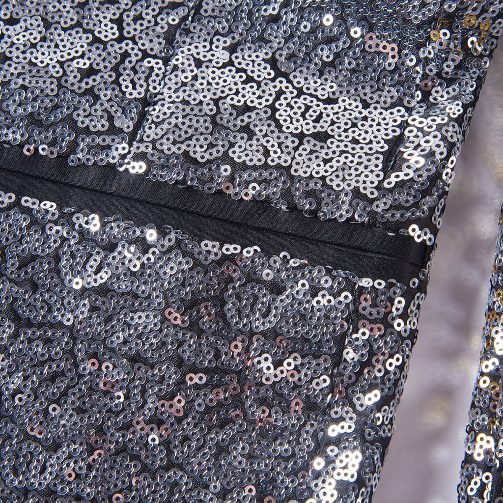 Herrenmode, allmähliche Veränderung der Farbe, Pailletten, Anzugjacke | A102