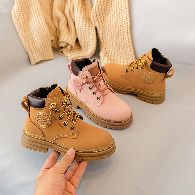 Klassischer, wasserdichter, bequemer Arbeitsstiefel mit Reißverschluss für Kinder (Kleinkind/Kleinkind/Großkind) | XA7000