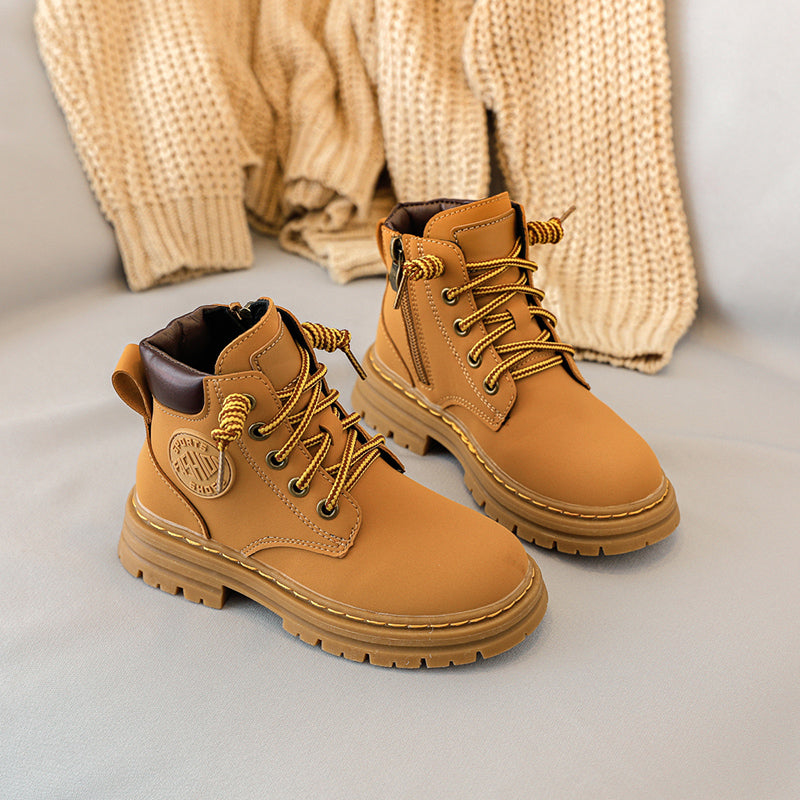 Klassischer, wasserdichter, bequemer Arbeitsstiefel mit Reißverschluss für Kinder (Kleinkind/Kleinkind/Großkind) | XA7000