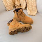 Klassischer, wasserdichter, bequemer Arbeitsstiefel mit Reißverschluss für Kinder (Kleinkind/Kleinkind/Großkind) | XA7000