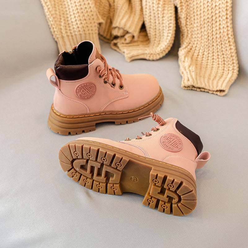 Klassischer, wasserdichter, bequemer Arbeitsstiefel mit Reißverschluss für Kinder (Kleinkind/Kleinkind/Großkind) | XA7000