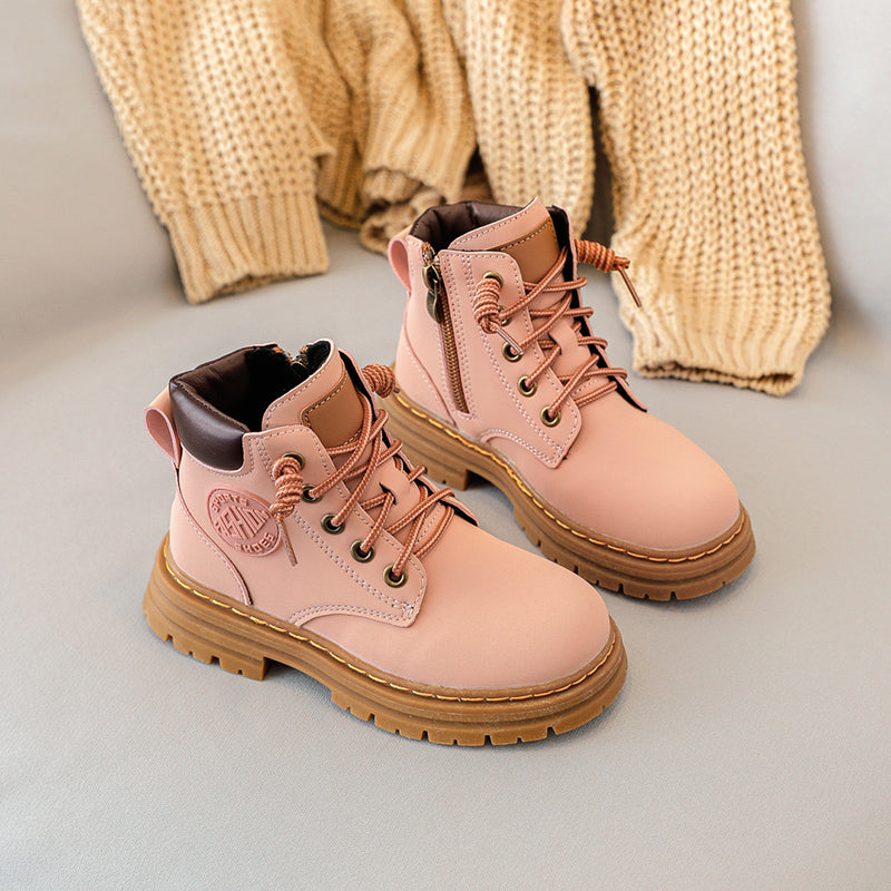 Klassischer, wasserdichter, bequemer Arbeitsstiefel mit Reißverschluss für Kinder (Kleinkind/Kleinkind/Großkind) | XA7000