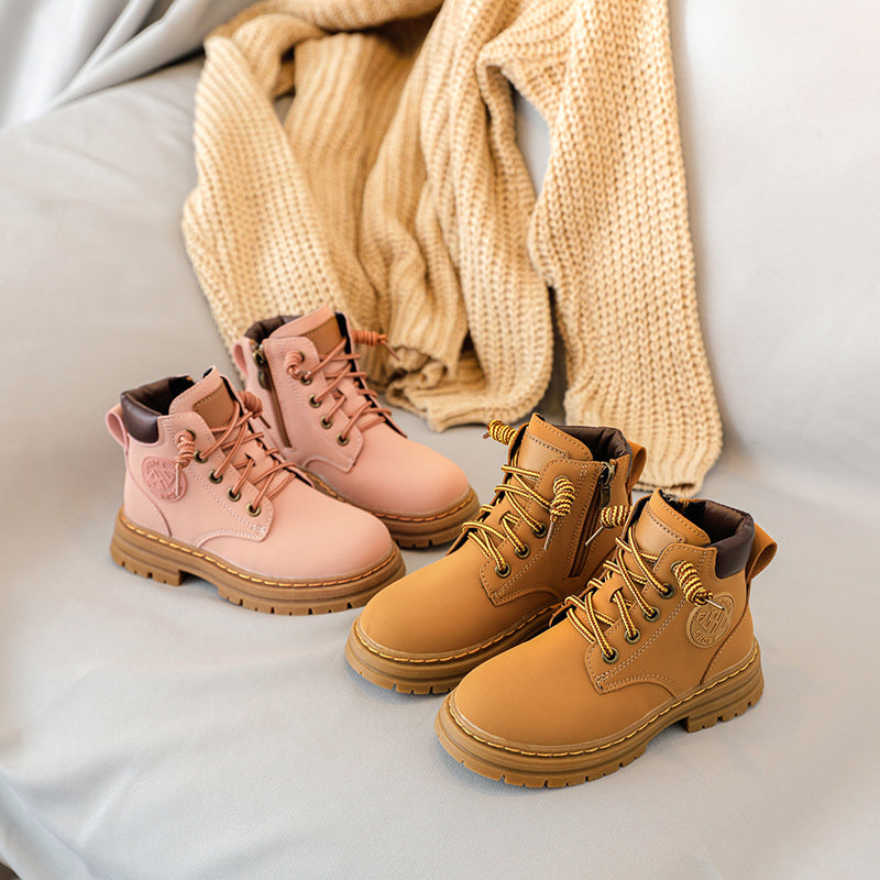 Klassischer, wasserdichter, bequemer Arbeitsstiefel mit Reißverschluss für Kinder (Kleinkind/Kleinkind/Großkind) | XA7000