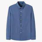 Herren Dünn Kariert Baumwolle Casual Slim Fit Langarm Button Down Hemden Frühling Sommer | MC-2228