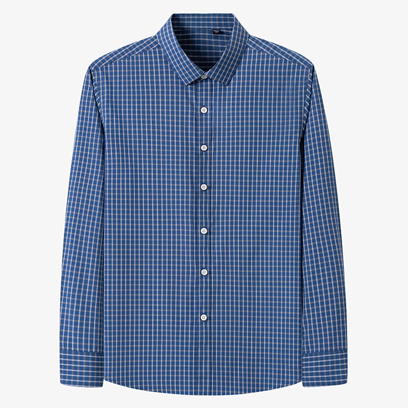 Herren Dünn Kariert Baumwolle Casual Slim Fit Langarm Button Down Hemden Frühling Sommer | MC-2228