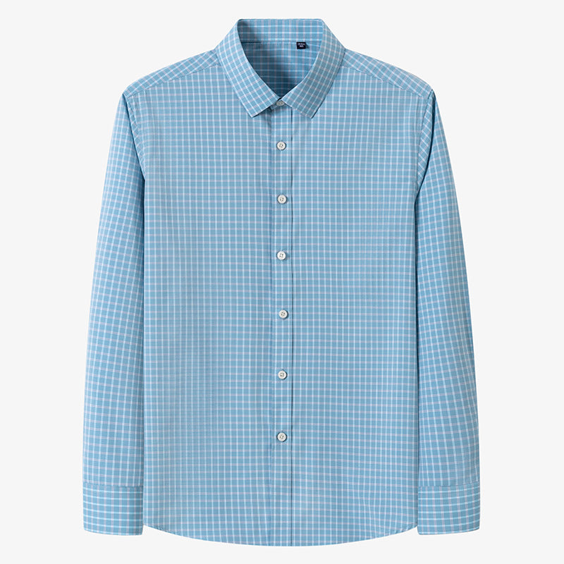 Herren Dünn Kariert Baumwolle Casual Slim Fit Langarm Button Down Hemden Frühling Sommer | MC-2228
