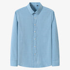 Herren Dünn Kariert Baumwolle Casual Slim Fit Langarm Button Down Hemden Frühling Sommer | MC-2228