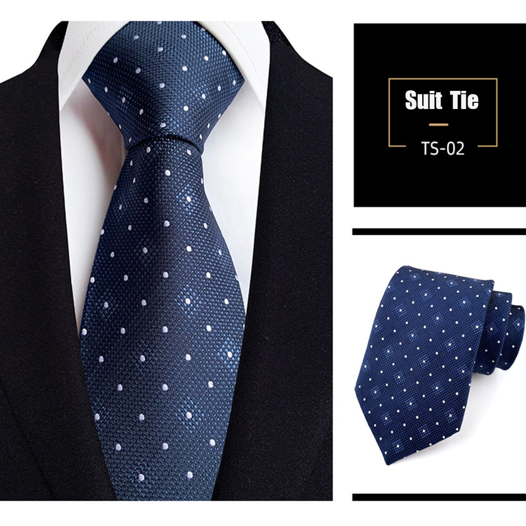 Jacquard-Seidenkrawatte, gewebt, klassischer britischer Stil, karierte Krawatten | TS1-22