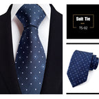 Jacquard-Seidenkrawatte, gewebt, klassischer britischer Stil, karierte Krawatten | TS1-22