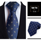 Jacquard-Seidenkrawatte, gewebt, klassischer britischer Stil, karierte Krawatten | TS1-22