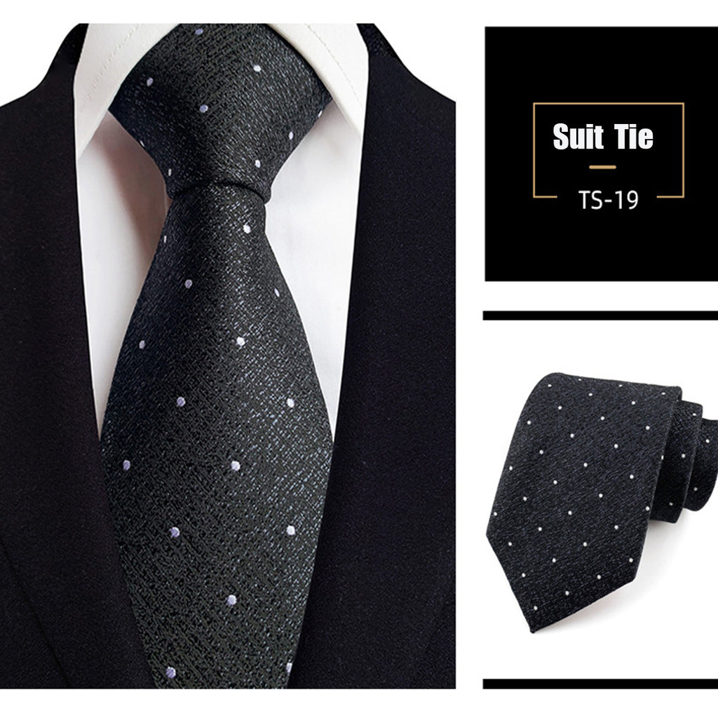 Jacquard-Seidenkrawatte, gewebt, klassischer britischer Stil, karierte Krawatten | TS1-22