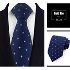 Jacquard-Seidenkrawatte, gewebt, klassischer britischer Stil, karierte Krawatten | TS1-22