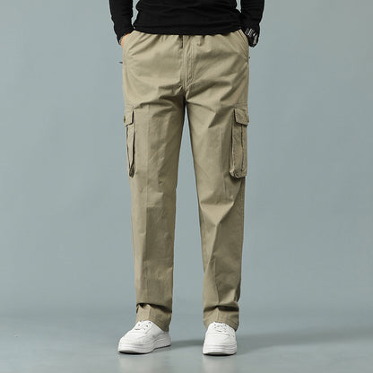 Herren Cargohose Lässige Kordelzug Sportliche Jogger Sport Outdoorhose | 8588