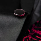 Herren Partyanzugjacke 1 Knopf Pailletten Prom Smoking Slim Fit Mantel | A101