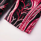 Herren Partyanzugjacke 1 Knopf Pailletten Prom Smoking Slim Fit Mantel | A101