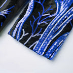 Herren Partyanzugjacke 1 Knopf Pailletten Prom Smoking Slim Fit Mantel | A101