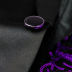 Herren Partyanzugjacke 1 Knopf Pailletten Prom Smoking Slim Fit Mantel | A101