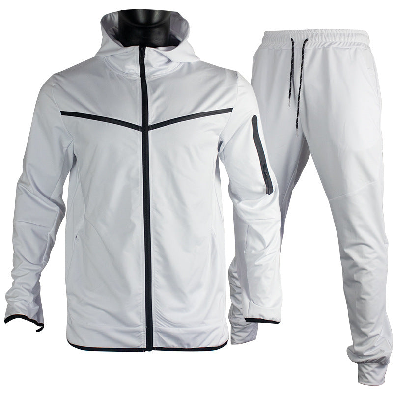 Trainingsanzug-Set, 2-teilig, schnelltrocknende Jogginghose und Shirt mit durchgehendem Reißverschluss | 71 Success