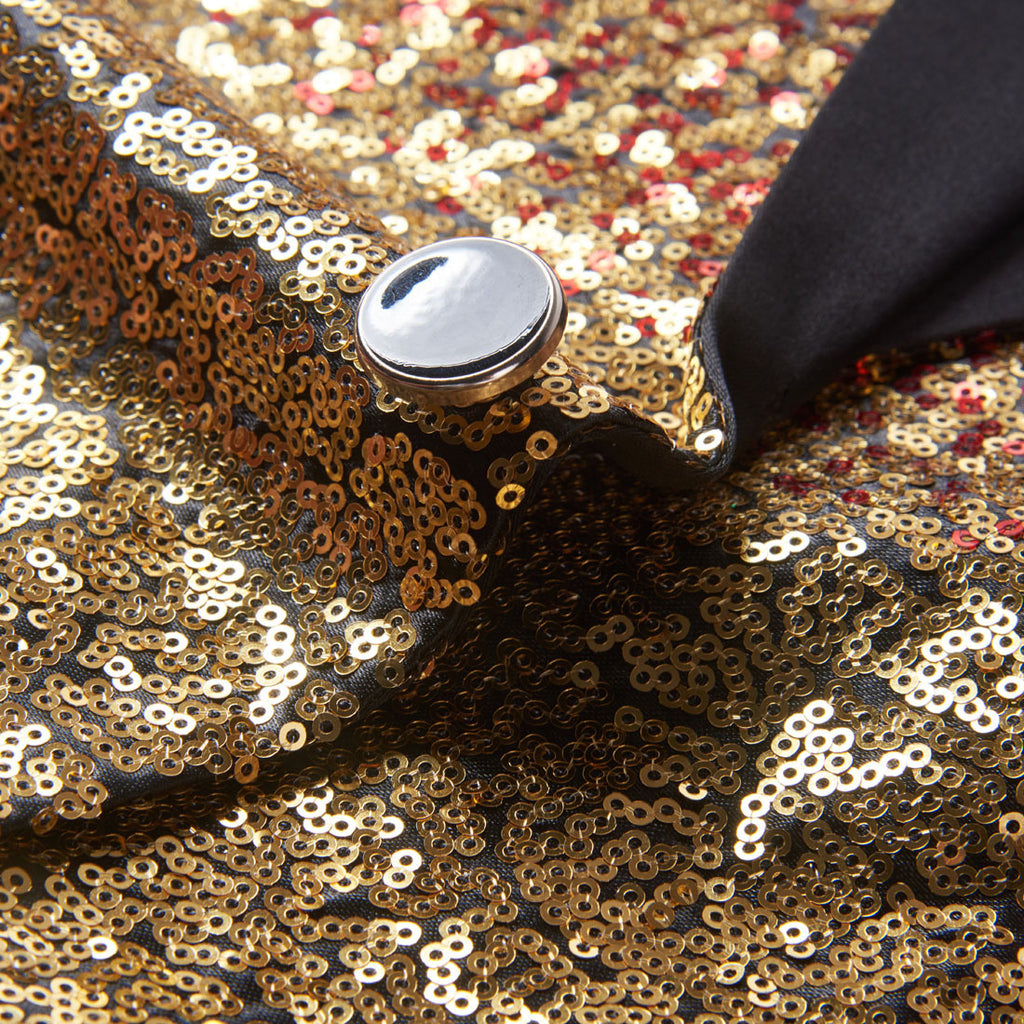 Herrenmode, allmähliche Veränderung der Farbe, Pailletten, Anzugjacke | A102