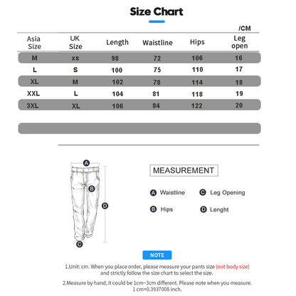 Herrenmode Reflektorstreifen Slim Fit Gym Workout Jogger Cargohose Knöchelband | W302 