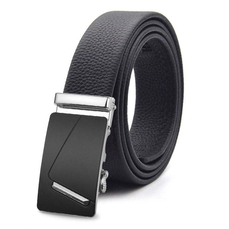 Men's Comfort Genuine Leather Ratchet Dress Belt with Automatic Click Buckle | DB-1