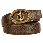 Verschiedene Designs | Herren-Ledergürtel mit automatischer Schnalle, nickelfrei, Luxusgeschenk