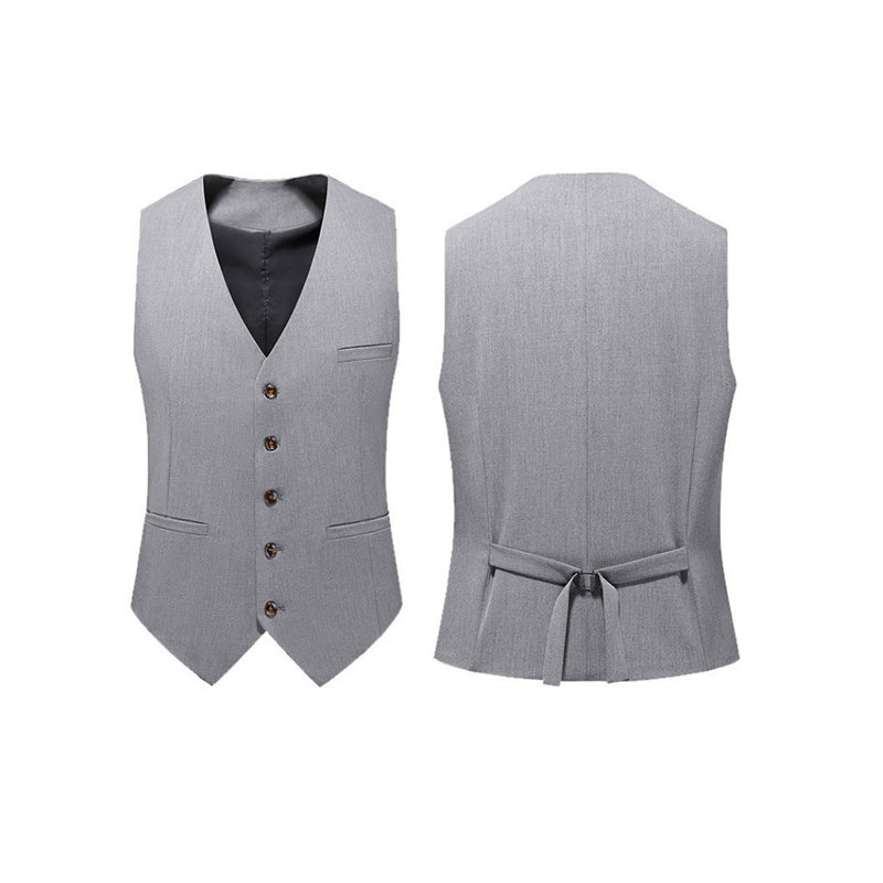 Hochwertiger 3-teiliger Herrenanzug Slim Fit mit einem Knopf, elegantes Kleid | SJT218