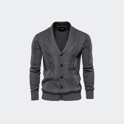 Mens Cable Knit Cardigan Sweater Casual Cardigans |Y168