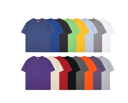 T-shirt a maniche corte in cotone largo da uomo - SH-374