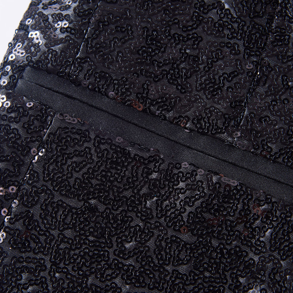 Herrenmode, allmähliche Veränderung der Farbe, Pailletten, Anzugjacke | A102