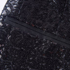 Herrenmode, allmähliche Veränderung der Farbe, Pailletten, Anzugjacke | A102